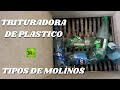 Molino de DE PLASTICO/ Como se hace y TIPOS DE molinos