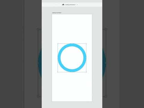 Loading animation in