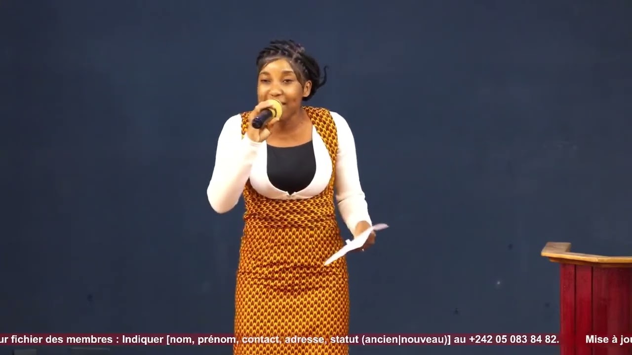 Sr Grâce Nkoua Interprète la sr Lagache DIAVOUKILA