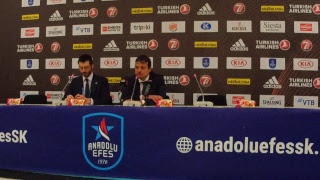 Anadolu Efes - Olympiacos Basın Toplantısı