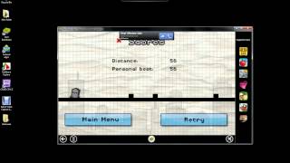 Bluestacks running Line Runner Android app in Windows 7 screenshot 1