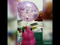 Balão Bubble com adesivo e  confetes