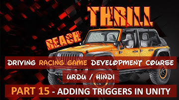 How To Add Triggers | Racing Game Development Unity In Urdu / Hindi #15