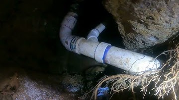 Under Slab Tunneling For A Broken Drain Pipe