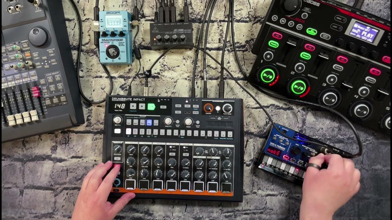 [BB013] Live Techno Jam DrumBrute Impact, Volca Nubass, RC505 YouTube
