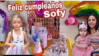 Vamos a la Fiesta de cumpleaños de la Sobrina Sofy🥳🥳 Feliz cumpleaños 6 Sofy 🥳🥳