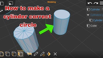 How to make a cylinder correct circle //allu as animation studio