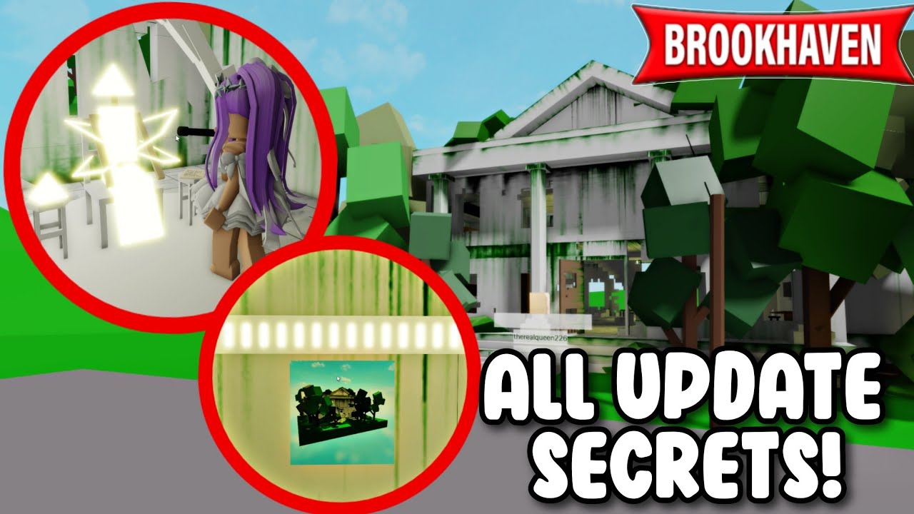 **ALL SECRETS IN ABANDONED RP SET UPDATE** BROOKHAVEN 🏡RP ROBLOX 😯🤯