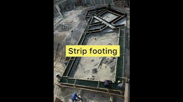 Strip footing 1. #shortvideo #sitework #civilwork #blockwork #building