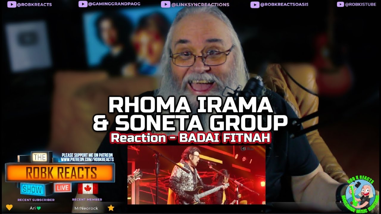RHOMA IRAMA & SONETA GROUP Reaction - BADAI FITNAH | First Time Hearing - Requested