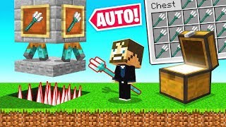 UNLIMITED TRIDENT FARM in Minecraft