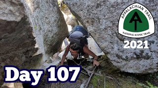 Day 107 | The Mahoosuc Notch - the toughest, most fun mile of the AT | Appalachian Trail 2021