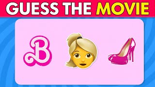 Can You Guess the MOVIE by Emoji? 🎬🍿 | Barbie, Wednesday, Mario, The Little Mermaid 2023, Coco