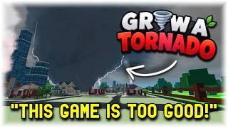 I Played GROW A TORNADO For The FIRST Time And It Is AMAZING! | ROBLOX Grow A Tornado