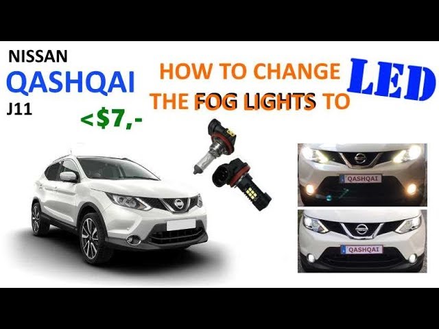 2x H11 Halogen Bulbs 55w Yellow Fits Fog Light Nissan Qashqai/Qashqai 2 MK1 2.1