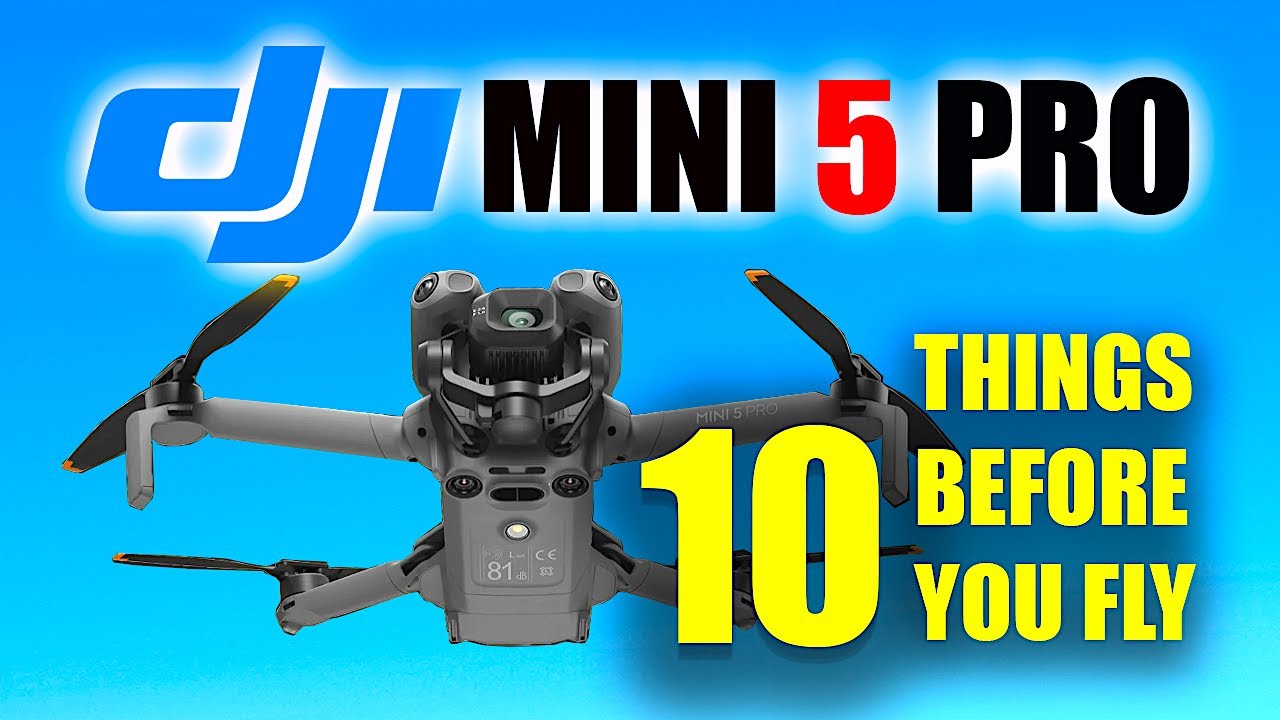DJI Mini 5 PRO — 10 вещей, которые нужно сделать перед полётом! 🔥
