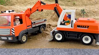 Top diy tractor making mini garage for tractors construction | diy mini sand sieve | HP Mini