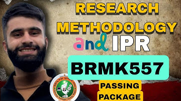 BRMK557 Vtu Super Important Questions 💯😱| Research Methodology And Ipr | For All Streams