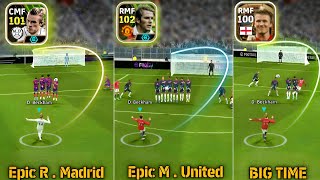 101 Epic Booster REAL MADRID D . BECKHAM Vs 102 MANCHESTER UNITED - BIG TIME