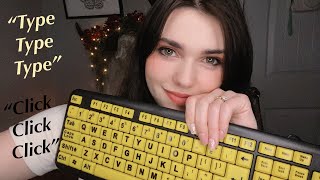 Asking you Random Questions • ASMR Typing Sounds • Click Click •