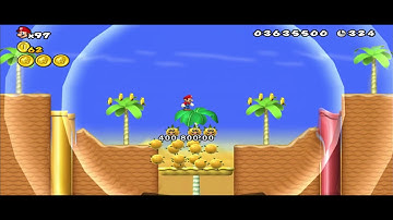 Untitled New Super Mario Bros. Wii Rom Hack - Level 2-1