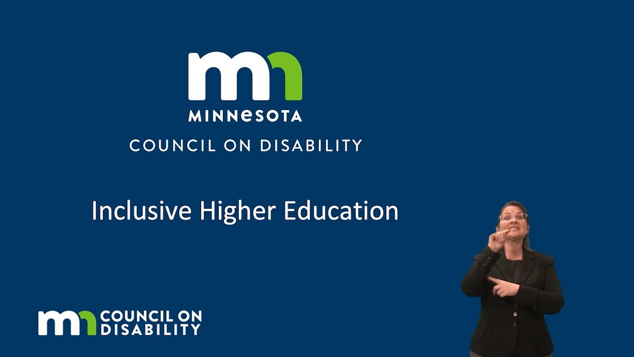 2023 MCD Legislative Forum: Inclusive Higher Education - YouTube