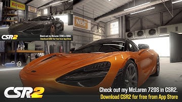 【CSR2】McLaren 720S (purple/gold), shift & tune for 7.669 (7.752)