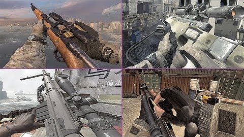 Call of Duty: Modern Warfare 3/Plutonium - Four Custom Sniper Rifles