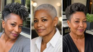 30 Sophisticated Short Natural Hairstyles for Black Matured Women That Are Easy to Style & Maintain