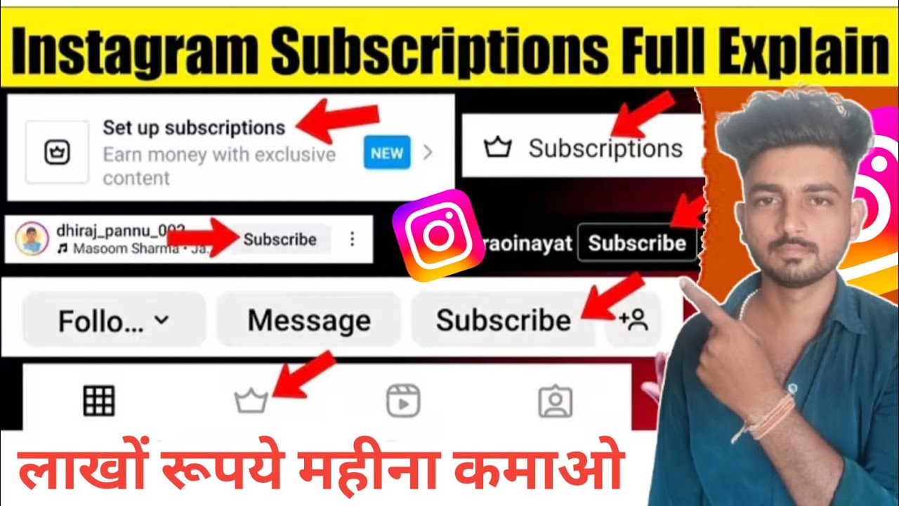 Instagram Set Up Subscriptions Kaise Kare | How To Enable Subscribe Button On Instagram