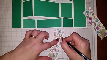 Trifold Shutter Card using Stampin Up products