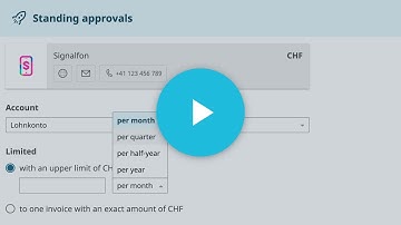 eBill Standing Approval – simply explained