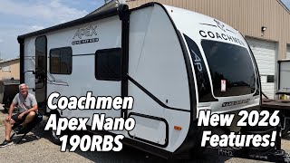 RV Tour of the 2026 Coachmen Apex Nano 190RBS