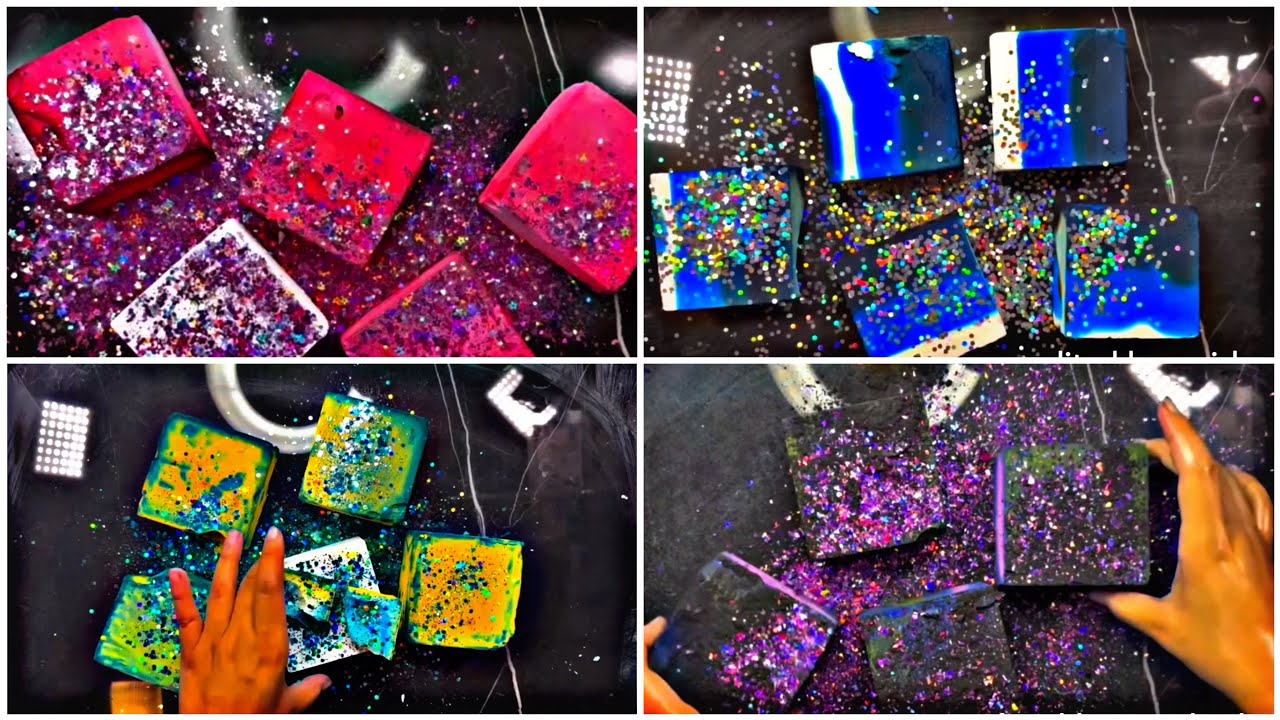 soft dyed gym chalk edit | crispy dyed gym chalk | dusty | satisfying ...