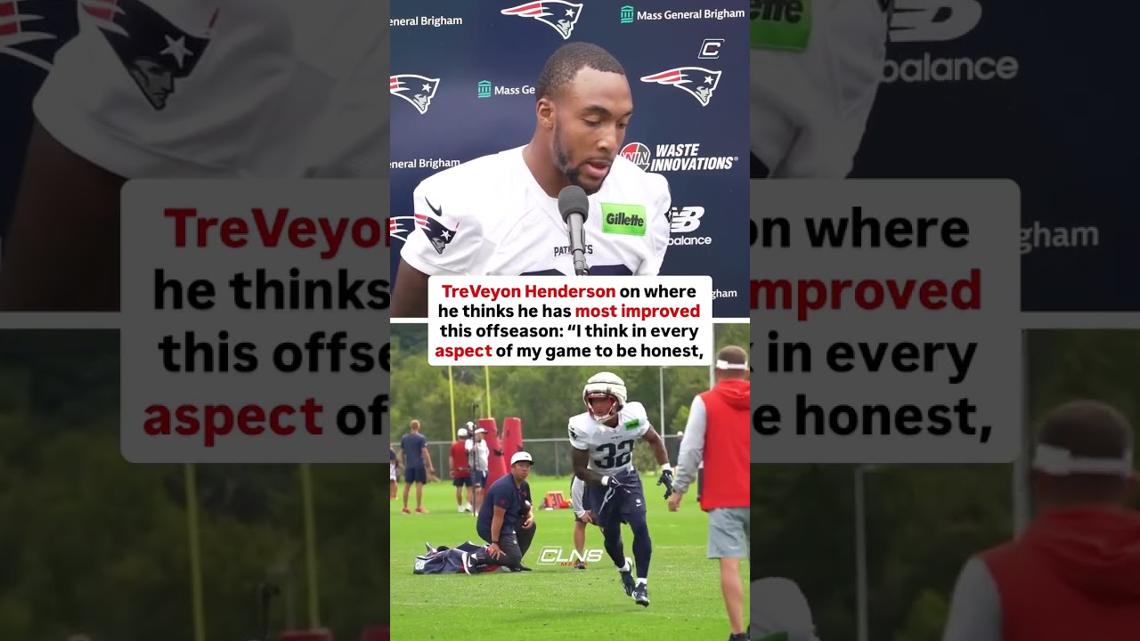 TreVeyon Henderson on where he has most improved this offseason