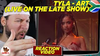 TYLA'S STAGECRAFT IS ELITE! | ART - Tyla (LIVE on The Late Show) | CUBREACTS UK ANALYSIS VIDEO
