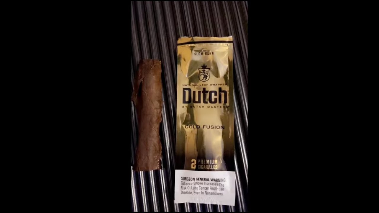 First Time Trying GOLD FUSION By Dutch Masters !!