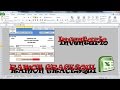 Agregar Inventario a la Factura automática con macros Excel 2010