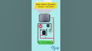 🌧️How to Make a  Rain Sensor Alarm at Home #shorts #alarm #rain #bc547 #automatic #sensor