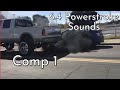 6.4 Powerstroke Sounds, Rolling coal and more Compilation 1