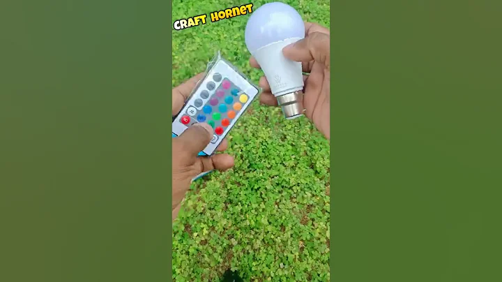LED RGB Bulb with Remote Control | light | rgb | remote | led | unboxing