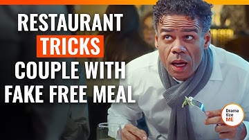 Restaurant Tricks Couple with Fake Free Meal | @DramatizeMe.Special