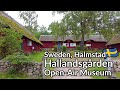 Old buildings openair museum walking tour of hallandsgrden in halmstad sweden
