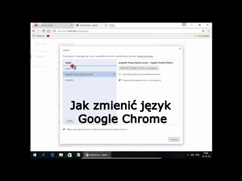 Jak zmienić język w przeglądarce internetowej Google Chrome