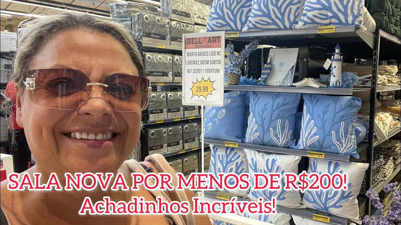 O Primeiro Passo da Nova Sala! 🙈Comprinhas na Bell Art por Menos de R$200 | Vem Transformação!😜