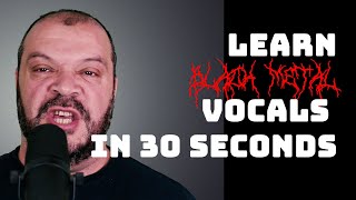 Pelajari Vokal Black Metal Dalam 30 Detik