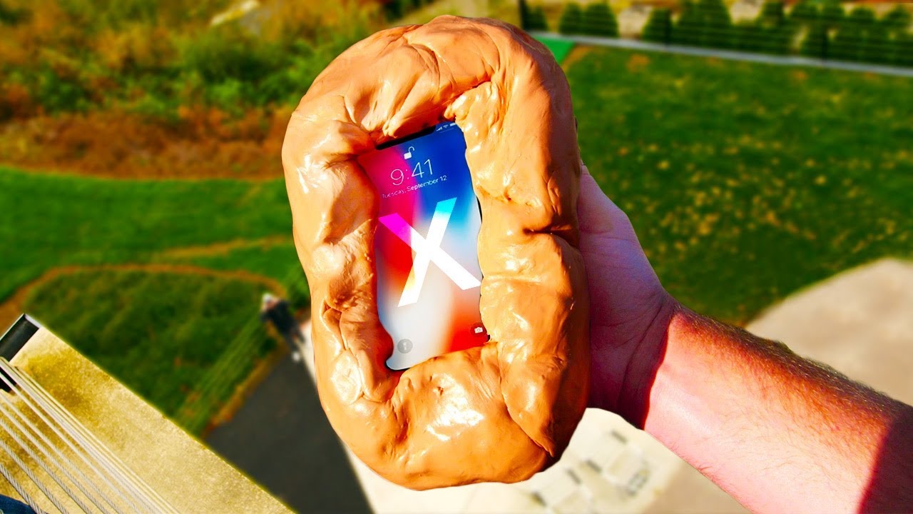 iPhone X + Silly Putty = Best Bouncy Case Ever?! :DDD