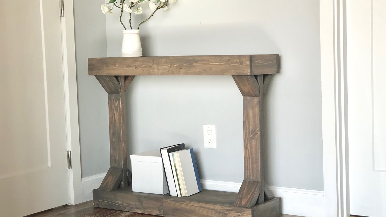 Easy To Build 30 Narrow Console Table Modern Farmhouse