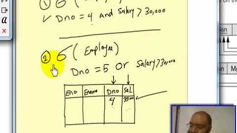 Chapter 6   Relational Algebra Operations   Select Operator   Part 2