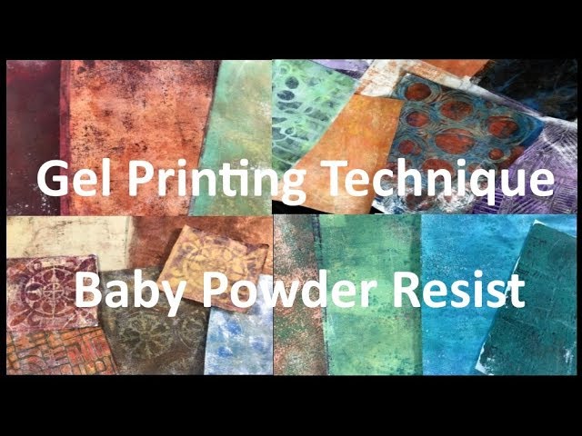 Gelli Arts® Printing with Styrofoam Plates 